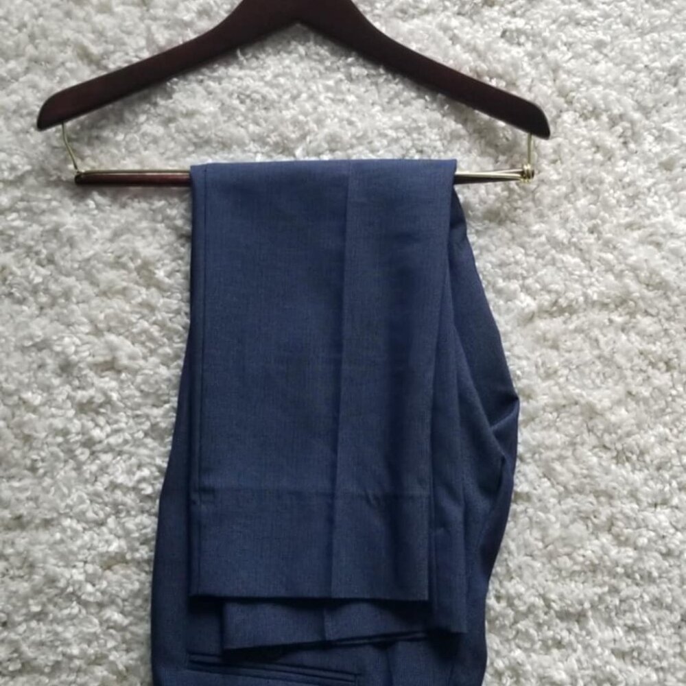 Boys Andrew Marc New York Suit (Skinny Fit) - Blue - Picture 2 of 3